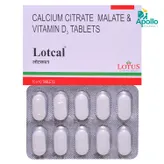 Lotcal Tablet 10's, Pack of 10 TabletS
