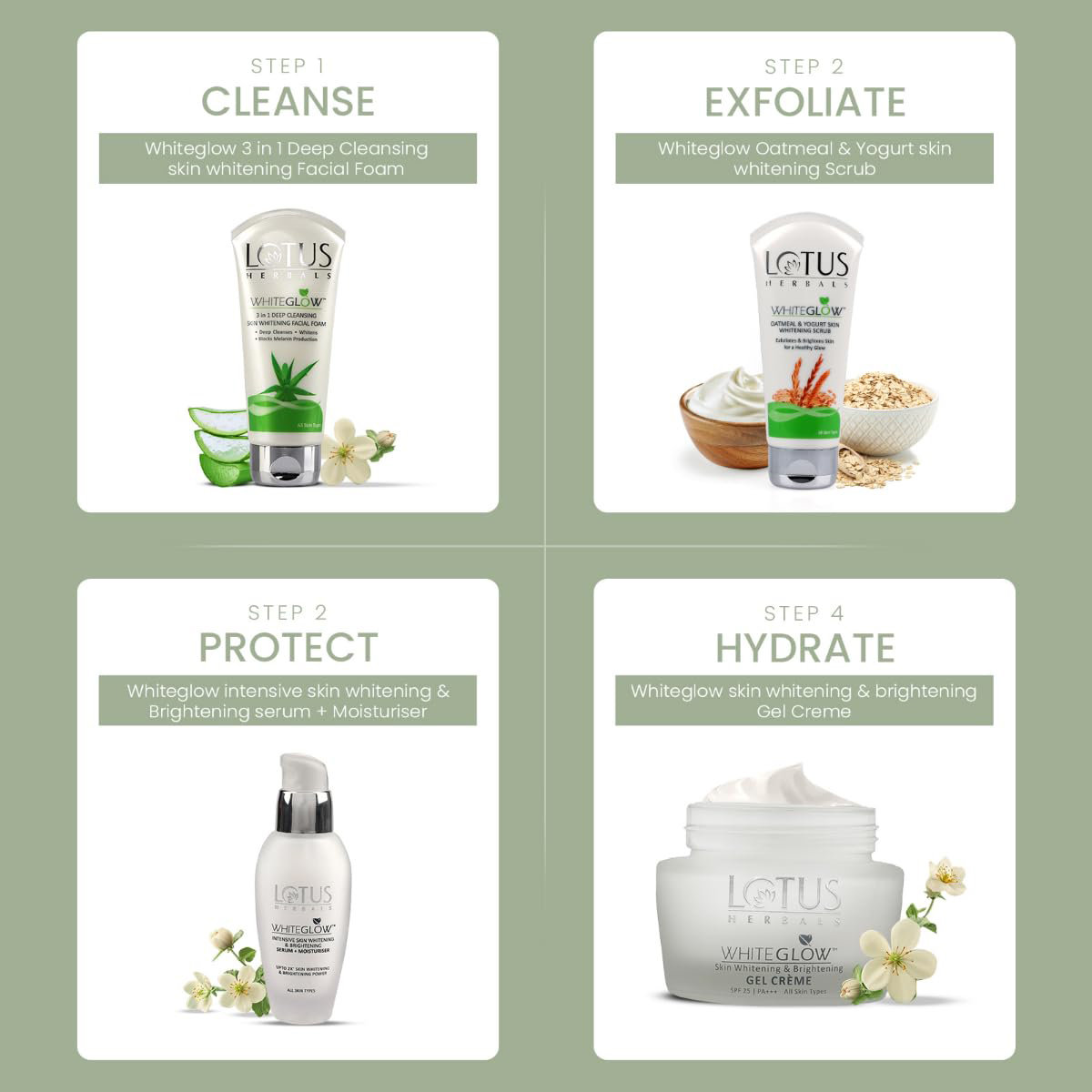 Lotus Herbals Whiteglow Oatmeal & Yogurt Skin Whitening Scrub 100 gm | Gentle Exfoliation | Removes Blackheads, Whiteheads & Dirt | For Healthy Glow | For All Skin Type, Pack of 1 Lotus Herbals Whiteglow Oatmeal & Yogurt Skin Whitening Scrub 100 gm | Gentle Exfoliation | Removes Blackheads, Whiteheads & Dirt | For Healthy Glow | For All Skin Type, Pack of 1