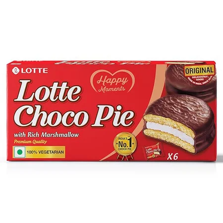 Lotte Chocopie Chocolate, 168 gm