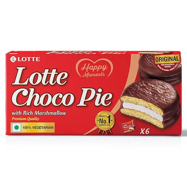 Lotte Chocopie Chocolate, 168 gm