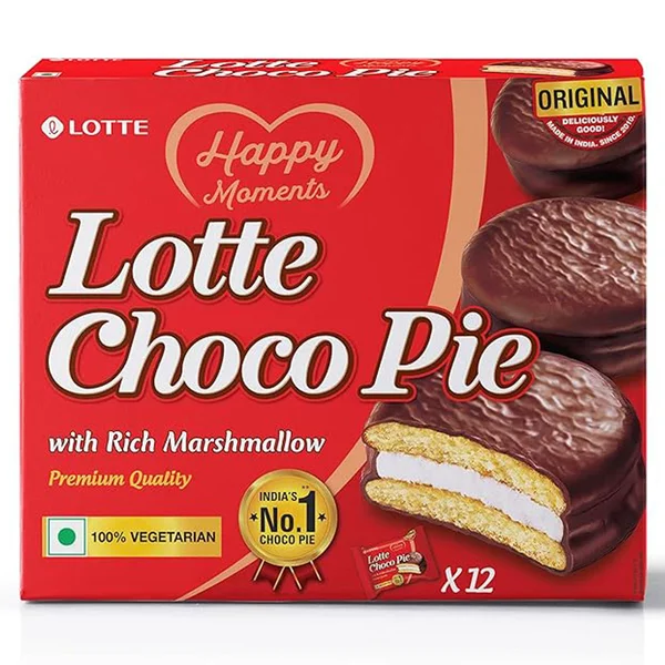 Lotte Choco Pie Chocolate, 336 gm