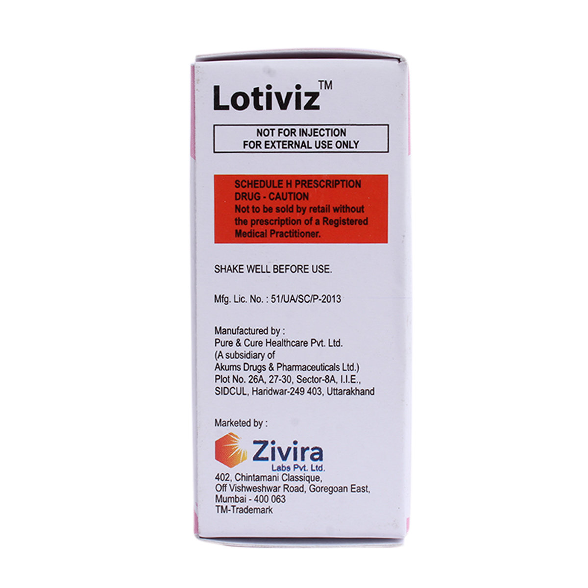 Lotiviz 0.3% Eye Drop 5 ml, Pack of 1 EYE DROP Lotiviz 0.3% Eye Drop 5 ml, Pack of 1 EYE DROP