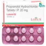 Lotolol-20mg Tablet 