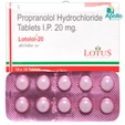 Lotolol-20mg Tablet 10's