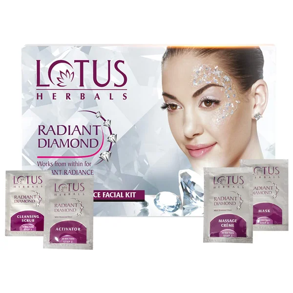 Lotus Radiant Diamond Radiance Facial Kit, 10 gm