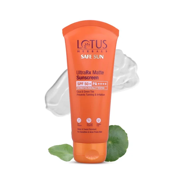 Lotus Safesun UltraRX SPF 50+ PA++++ Matte Sunscreen, 50 gm, Pack of 1