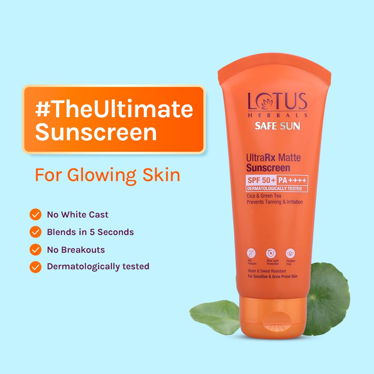 Lotus Safesun UltraRX SPF 50+ PA++++ Matte Sunscreen, 50 gm, Pack of 1 Lotus Safesun UltraRX SPF 50+ PA++++ Matte Sunscreen, 50 gm, Pack of 1