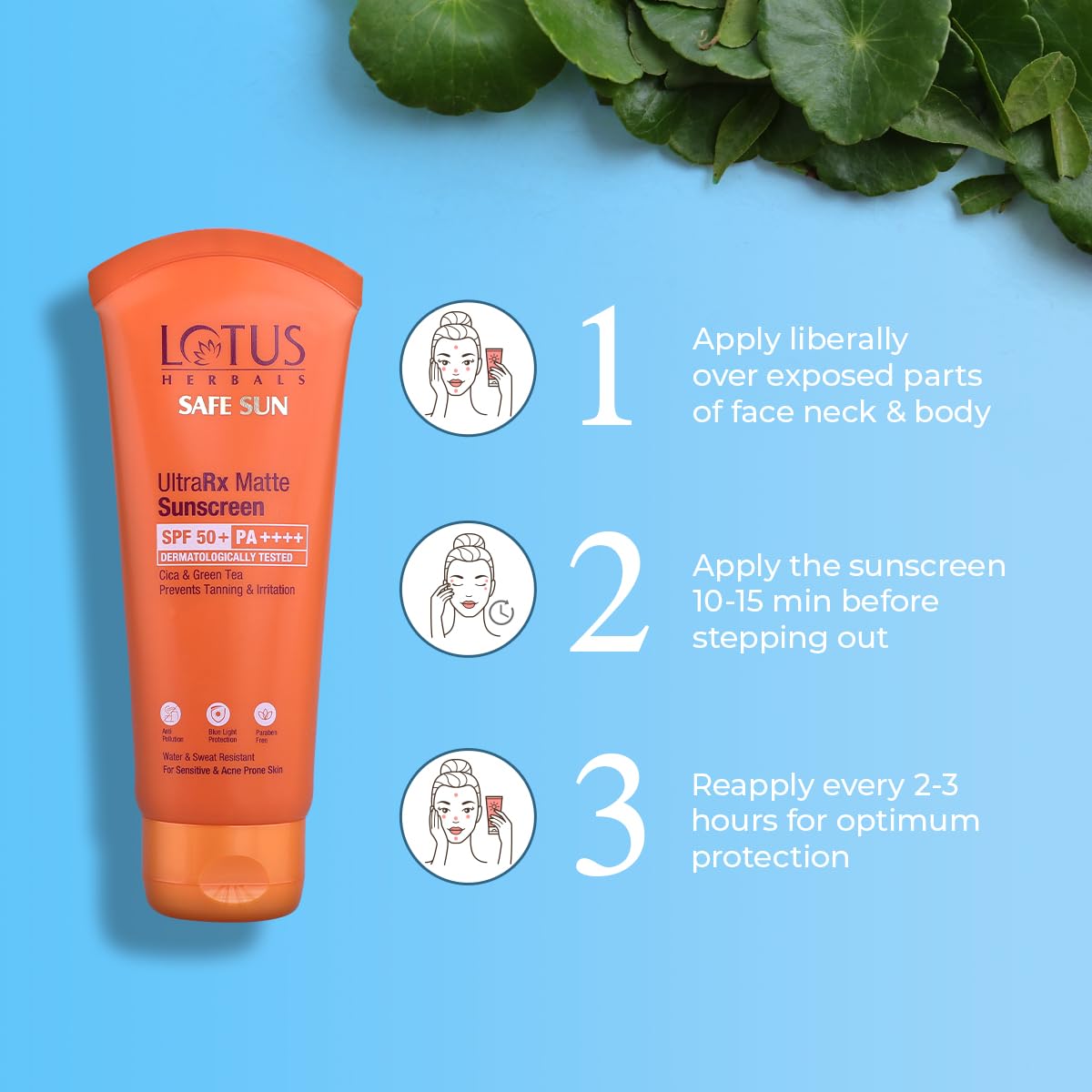 Lotus Safesun UltraRX SPF 50+ PA++++ Matte Sunscreen, 50 gm, Pack of 1 Lotus Safesun UltraRX SPF 50+ PA++++ Matte Sunscreen, 50 gm, Pack of 1