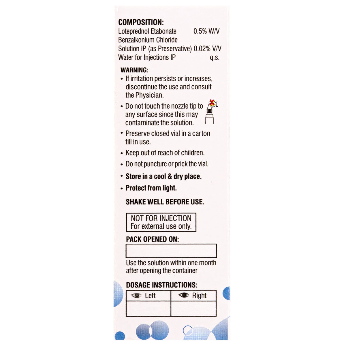 Lotefort Eye Drops 5 ml, Pack of 1 Lotefort Eye Drops 5 ml, Pack of 1