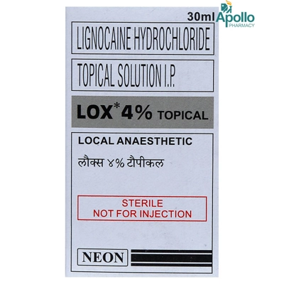 Lox 4% Topical Solution 30 ml, Pack of 1 Solution