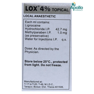 Lox 4% Topical Solution 30 ml, Pack of 1 Solution