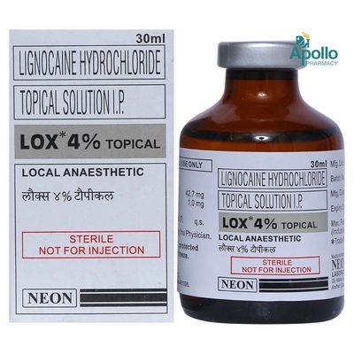 Lox 4% Topical Solution 30 ml, Pack of 1 Solution