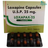 Loxapax-25 Capsule 10's, Pack of 10 CAPSULES