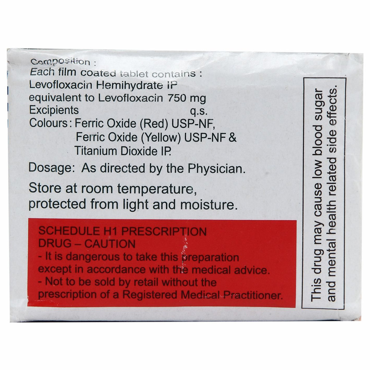 Loxof 750 mg Tablet 10's, Pack of 10 TabletS Loxof 750 mg Tablet 10's, Pack of 10 TabletS