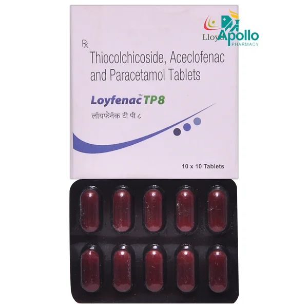 Loyfenac TP 8 Tablet 10's