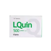 Lquin 500 mg Tablet 10's, Pack of 10 TabletS