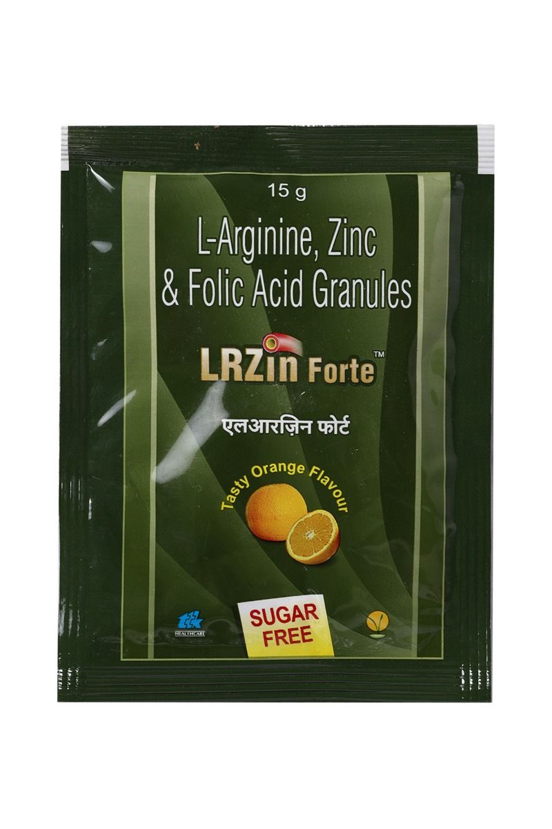 Buy Lrzin Forte SF Orange Flavour Granules 15 gm Online