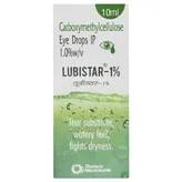 Lubistar-CMC 1% Eye Drops 10 ml, Pack of 1 Eye Drops