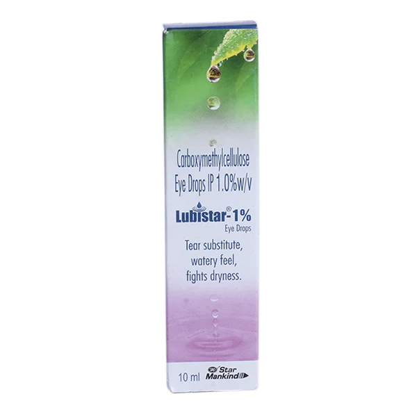 Lubistar-1% Eye Drops 10 ml, Pack of 1 EYE DROPS