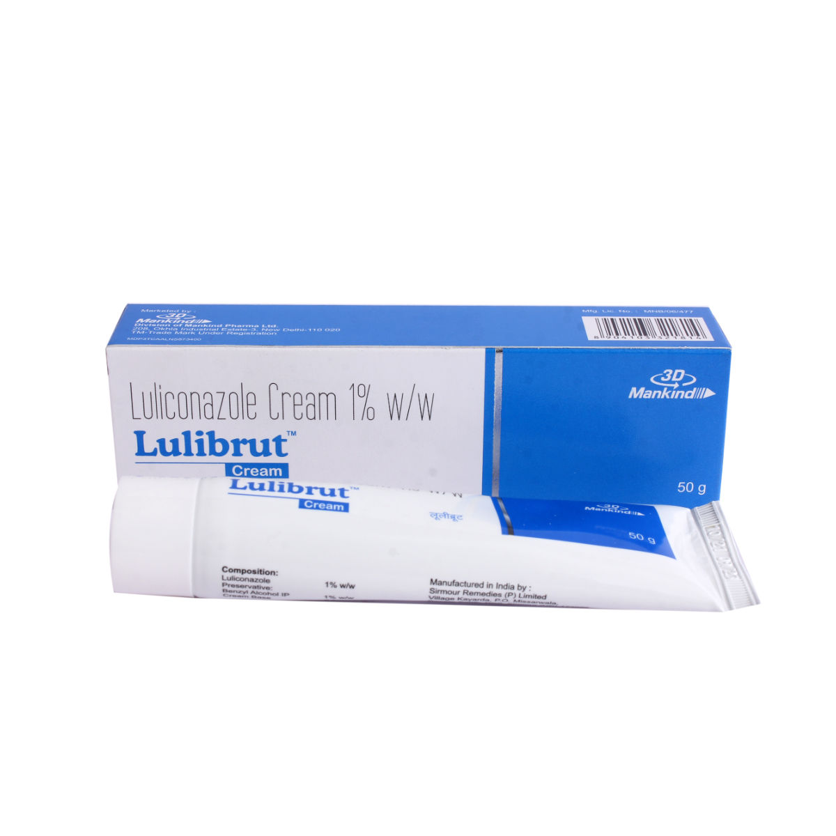 Lulibrut 1%W/W  Cream 50gm, Pack of 1 Ointment