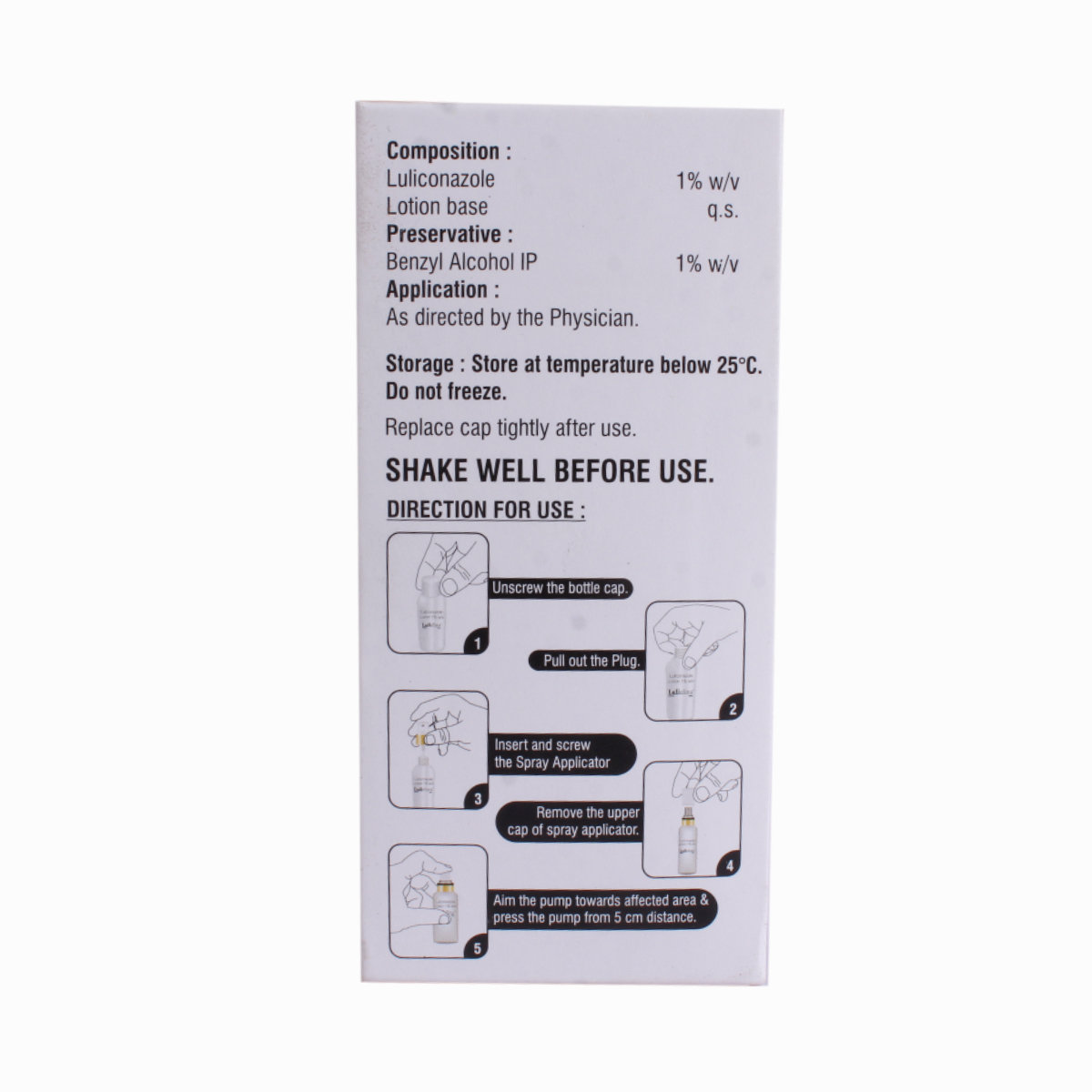 Luliclinz Spray 30 ml, Pack of 1 Spray Luliclinz Spray 30 ml, Pack of 1 Spray