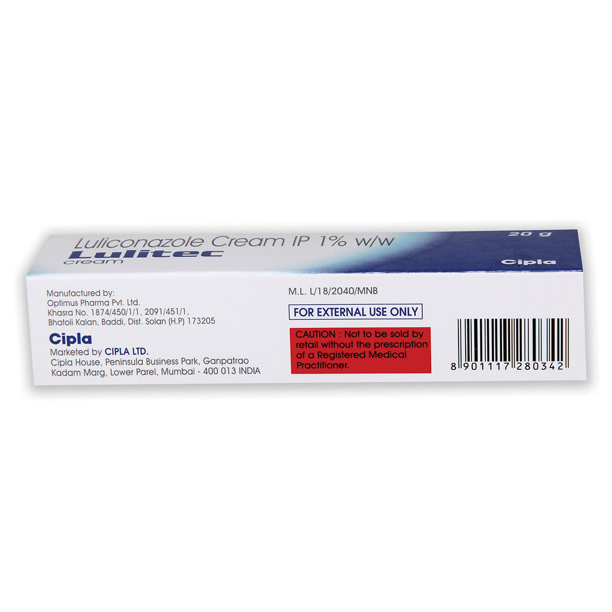 Lulitec Cream 20 gm, Pack of 1 CREAM Lulitec Cream 20 gm, Pack of 1 CREAM