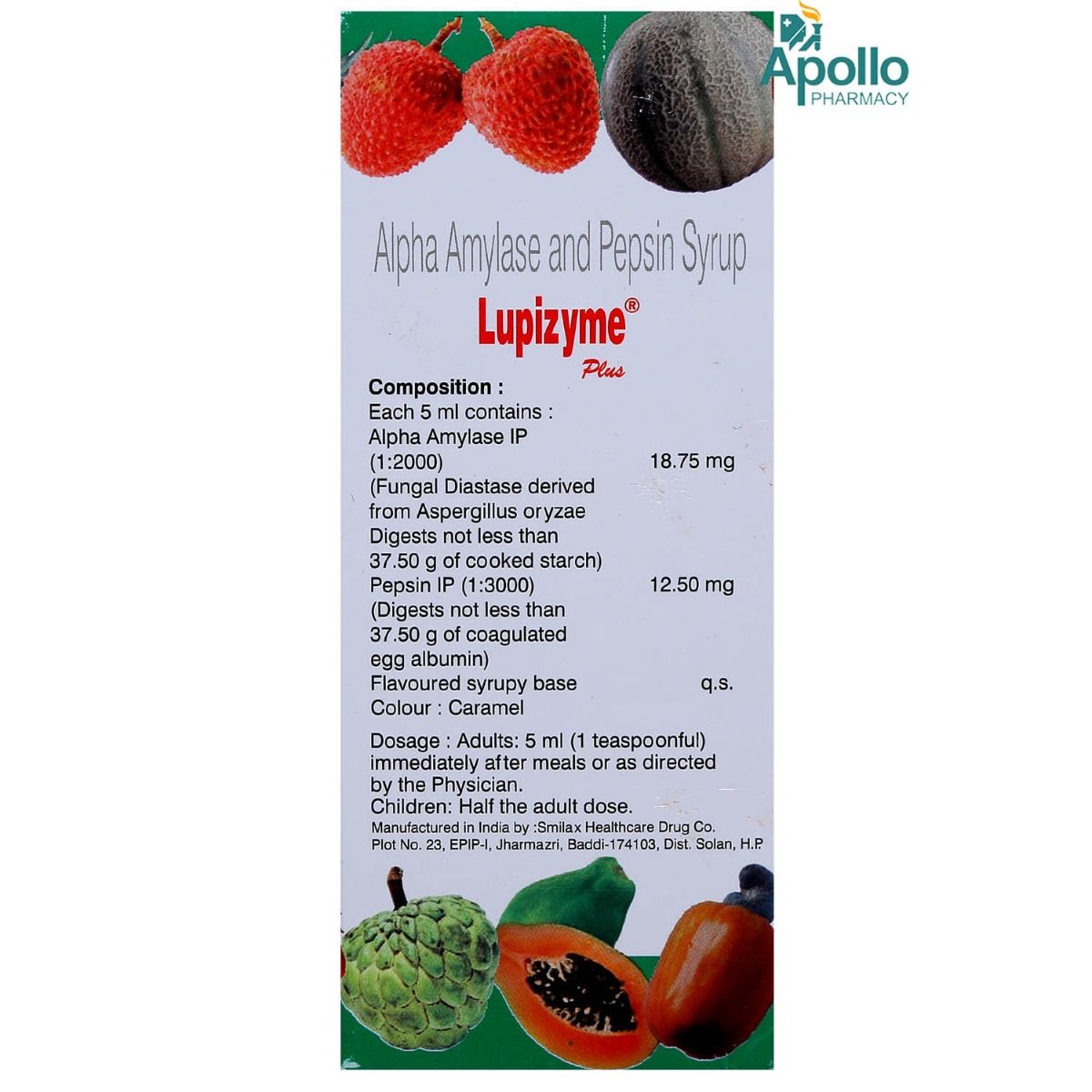 Lupizyme Plus Syrup 200 ml Price, Uses, Side Effects, Composition ...