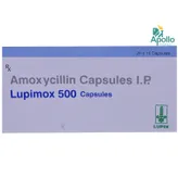 LUPIMOX 500MG CAPSULE, Pack of 10 CAPSULES