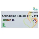 LUPIDIP 10MG TABLET, Pack of 10 TABLETS
