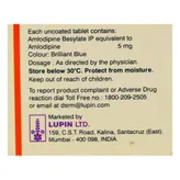 Lupidip 5 Tablet 10's, Pack of 10 TABLETS