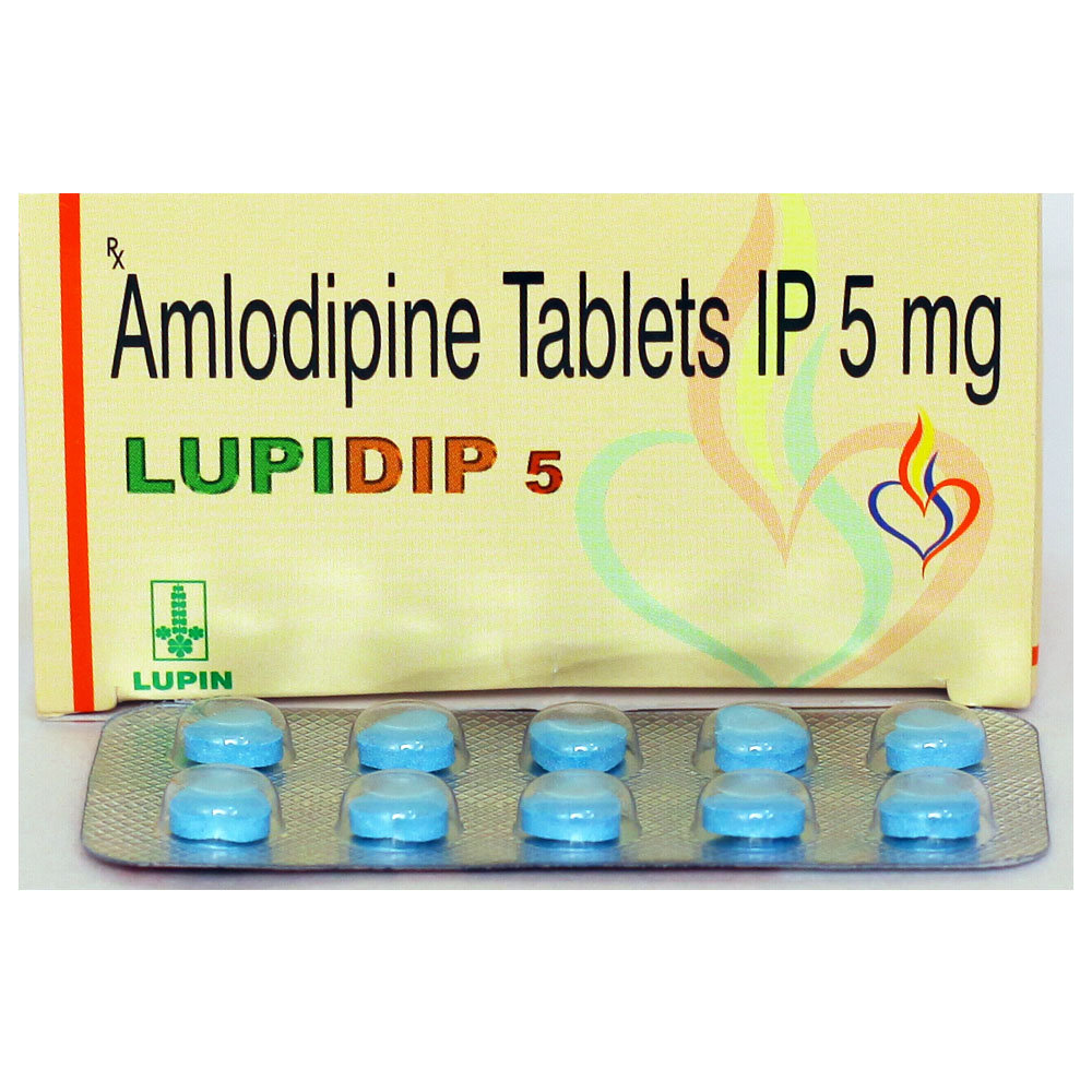 Lupidip 5 Tablet 10's, Pack of 10 TABLETS Lupidip 5 Tablet 10's, Pack of 10 TABLETS