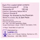 Lupiflex 8 Tablet 10's, Pack of 10 TABLETS