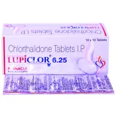 Lupiclor 6.25 Tablet 10's, Pack of 10 TABLETS
