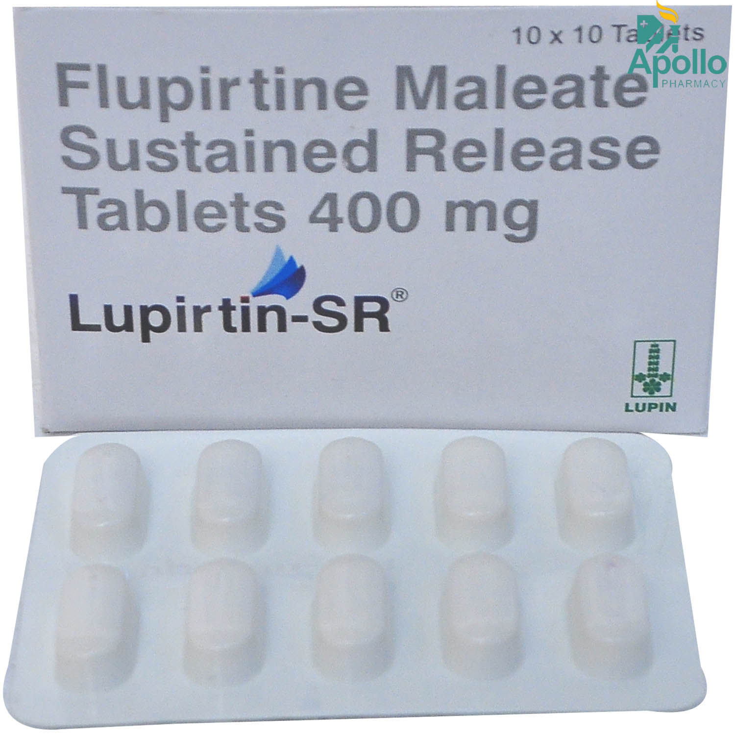 Lupirtin SR Tablet 10's, Pack of 10 TABLETS