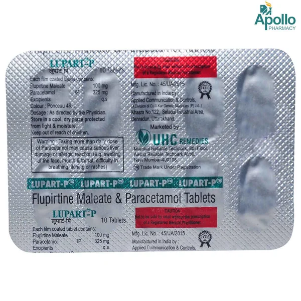 Lupart-P Tablet 10's