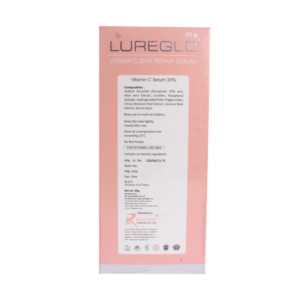 Lureglo Serum 20 gm, Pack of 1 Lureglo Serum 20 gm, Pack of 1