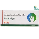 Lurace 40 Tablet 10's, Pack of 10 TABLETS