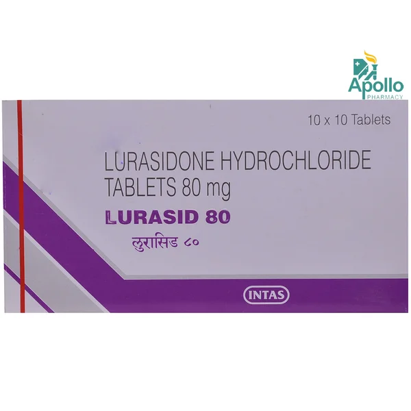LURASID 80MG TABLET 10'S 