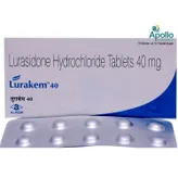 Lurakem-40 Tablet 10's, Pack of 10 TabletS