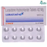 Lurastar 40 Tablet 10's, Pack of 10 TABLETS