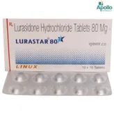 Lurastar 80 mg Tablet 10's, Pack of 10 TabletS