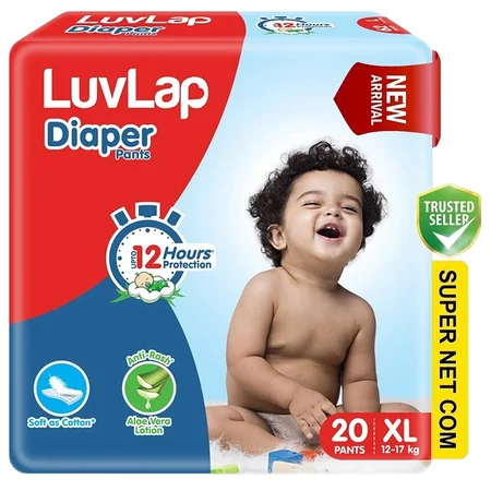 Luvlap Pant Style Baby Diapers XL, 20 Count