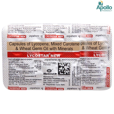 Lycostar New Capsule 10's, Pack of 10 CAPSULES