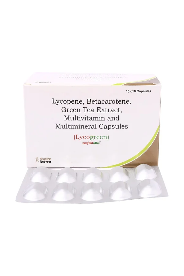 Lycogreen Capsule 10's, Pack of 10