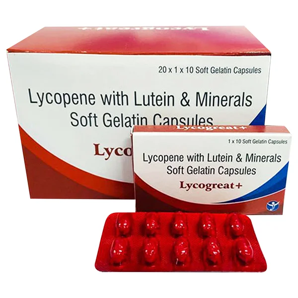 Lycogreat+ Softgel Capsule 10's, Pack of 10