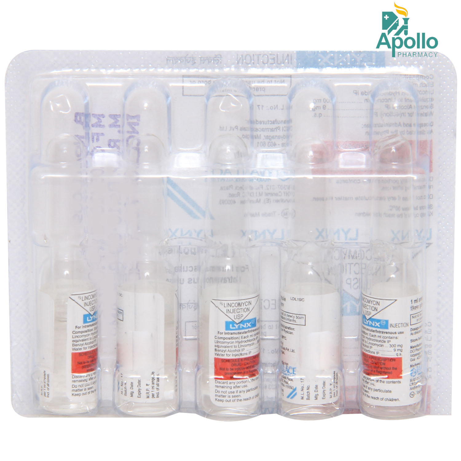 LYNX 300MG INJECTION 1ML, Pack of 1 Injection LYNX 300MG INJECTION 1ML, Pack of 1 Injection