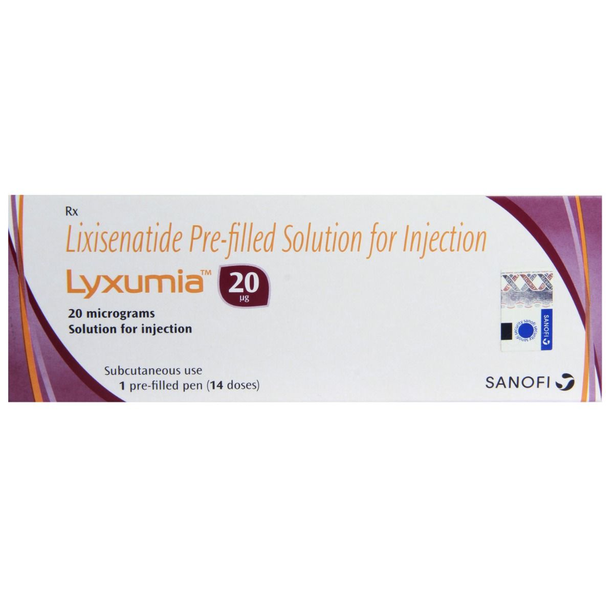 Buy LYXUMIA 20 PRE FILLED PEN INJECTION  Online