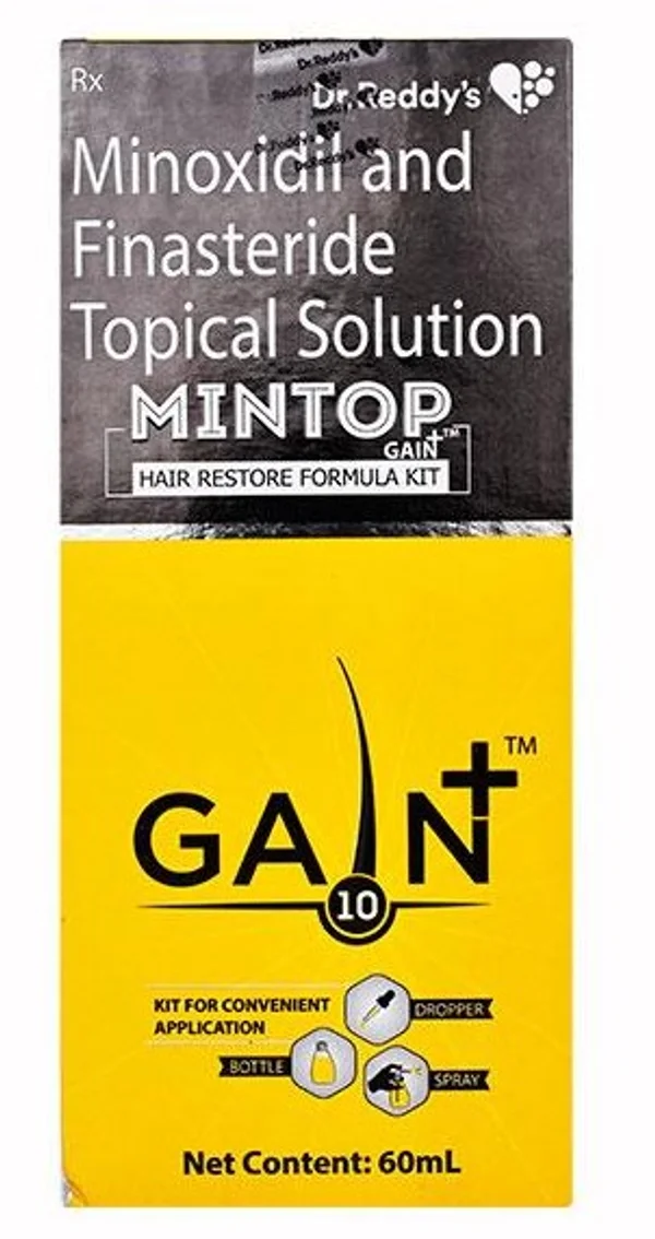 Mintop Gain+ 10 Topical Solution 60 ml