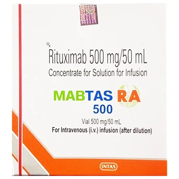 Mabtas RA 500 Injection 50 ml, Pack of 1
