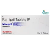 Macpril 2.5 Tablet 10's, Pack of 10 TABLETS